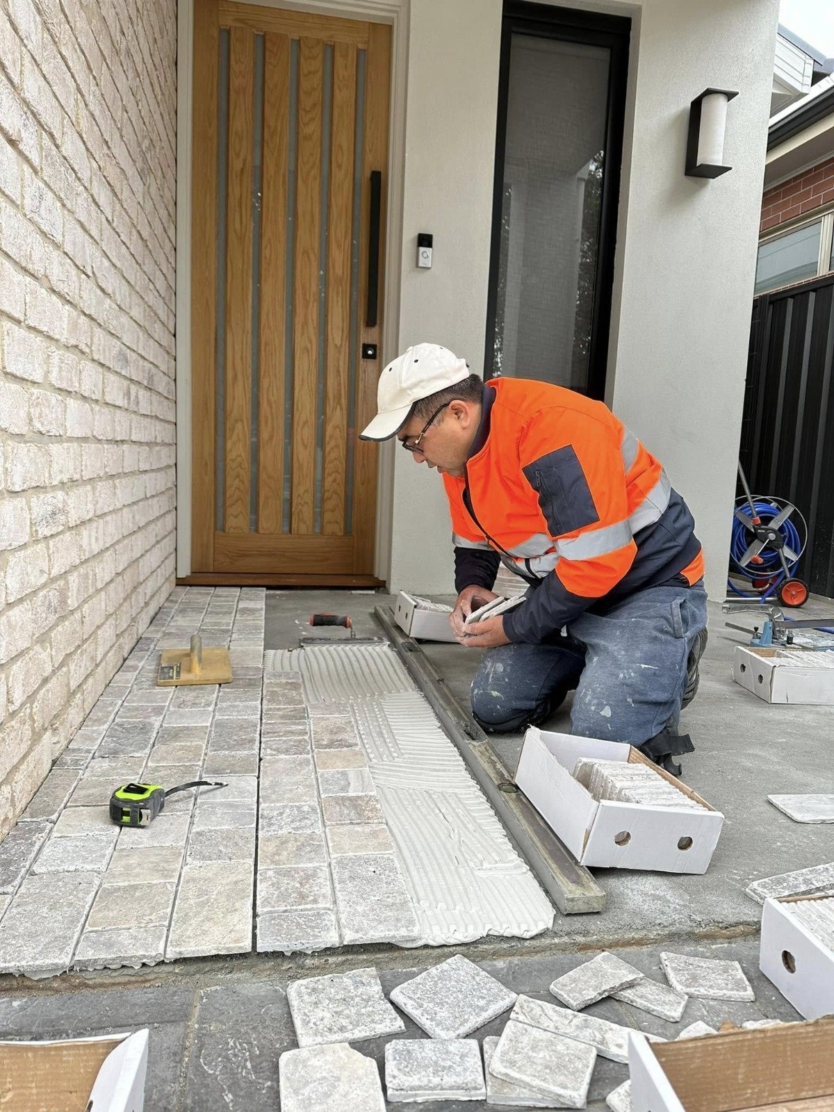 Front Entryway Pavers