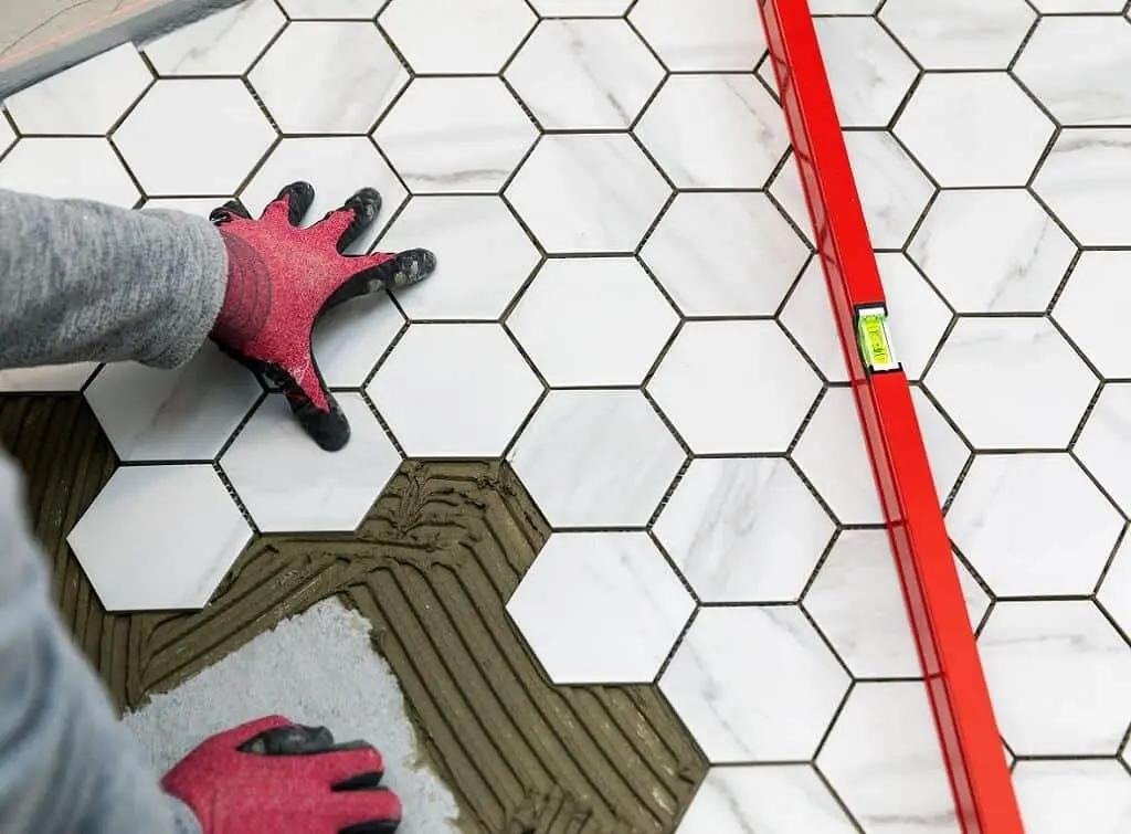 Hexagon Mosaic Installation